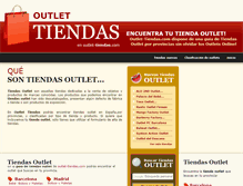 Tablet Screenshot of outlet-tiendas.com